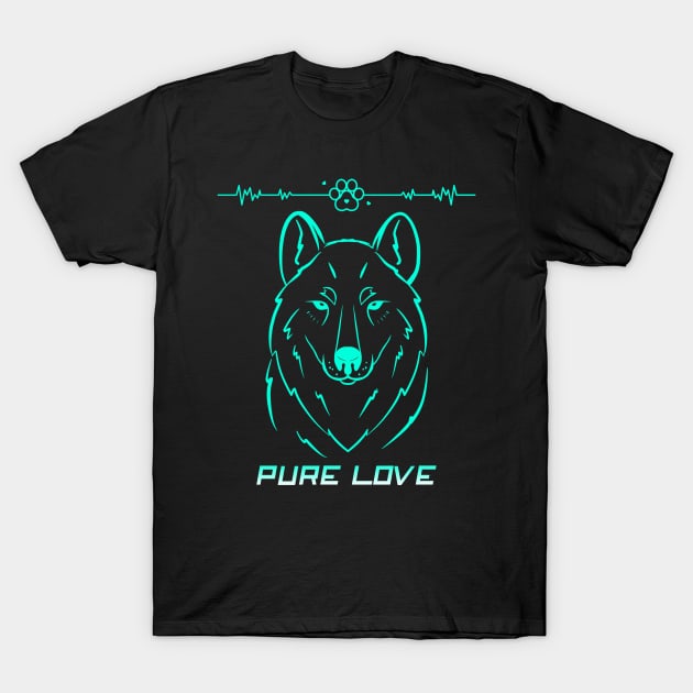 Dog lovers,dog walkers,dog friendship,pure love. T-Shirt by MoodsFree